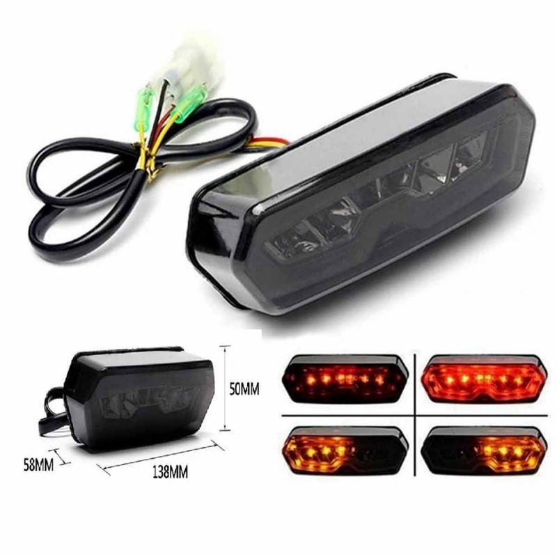 Universal Audi style Bike Back Light With Indicator - Oshi.pk - Buy & Sell Online