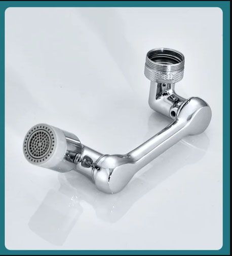 Universal Splash Filter Faucet, 1080 Rotating Faucet Sprayer Head Double O-Ring Design, Movable Tap Water Saving - Oshi.pk - Buy & Sell Online