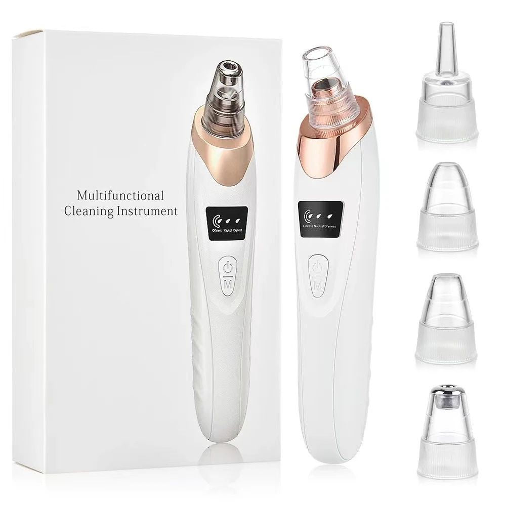 Upgraded Blackhead Remover Vacuum Facial Pore Cleaner Electric Acne Comedone Whitehead Extractor Tool 5 Probes For Women And Men - Oshi.pk - Buy & Sell Online