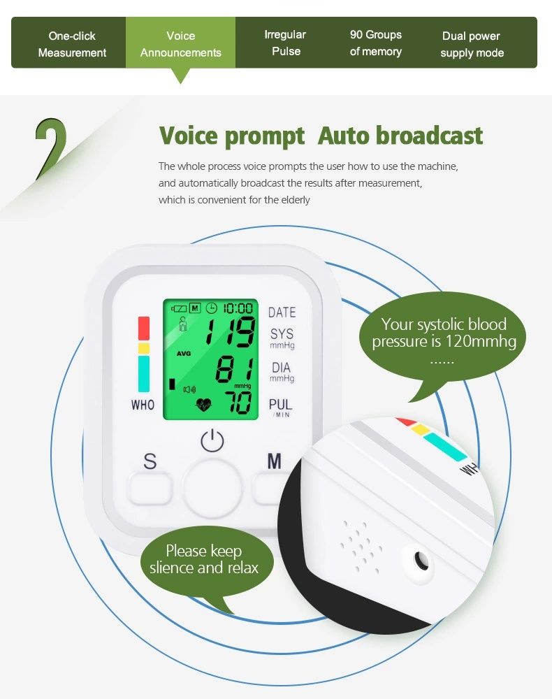 upper arm Automatic Blood Pressure Monitor BP Sphygmomanometer Pressure Meter Tonometer for measuring Arterial Pressure - Oshi.pk - Buy & Sell Online