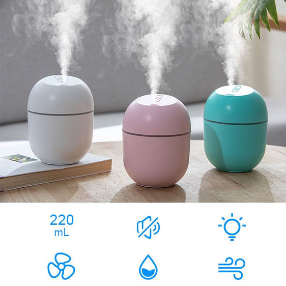 USB Air Aromatherapy Humidifiers Diffusers Essenti Oil Ultrasonic Humificador Mist Maker Home Car Freshener Desk Cool Fogger - Oshi.pk - Buy & Sell Online