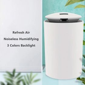 USB Air Humidifier 260ml Portable Ultrasonic DC 5V Mist Maker Air Purifier with Light for Office, Car, Home, Hotel - Oshi.pk - Buy & Sell Online