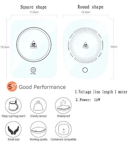 Usb Electric Heating Tea Cup Mug Pad Warmer Heating Pad USB Heating Coaster Hot Plate for Home Office Milk Tea Auto Sensor off Gift Electric Kettle Ho - Oshi.pk - Buy & Sell Online