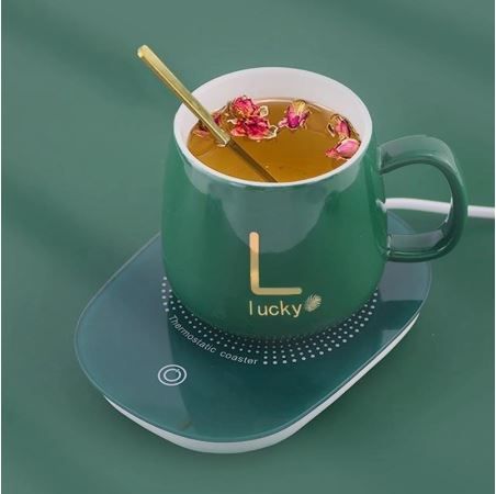 Usb Electric Heating Tea Cup Mug Pad Warmer Heating Pad USB Heating Coaster Hot Plate for Home Office Milk Tea Auto Sensor off Gift Electric Kettle Ho - Oshi.pk - Buy & Sell Online