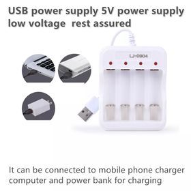 New USB Ni-MH Battery Charger for For 1.2V , 1.5V AA/AAA Universal Smart Charger with 4 Slots - Oshi.pk - Buy & Sell Online