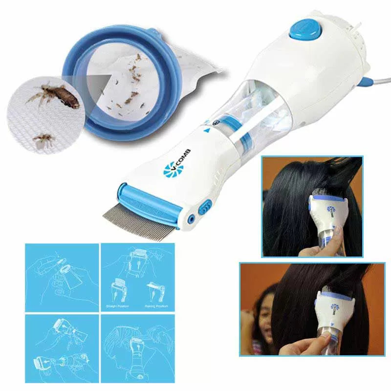 V COMB ELECTRONIC HEAD LICE REMOVAL MACHINE ANTI LICE MACHINE - Oshi.pk - Buy & Sell Online
