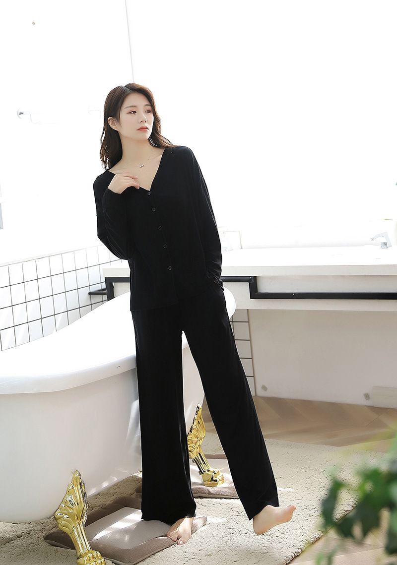 V Neck Button Style Shirt Trouser Night Dress - Oshi.pk - Buy & Sell Online