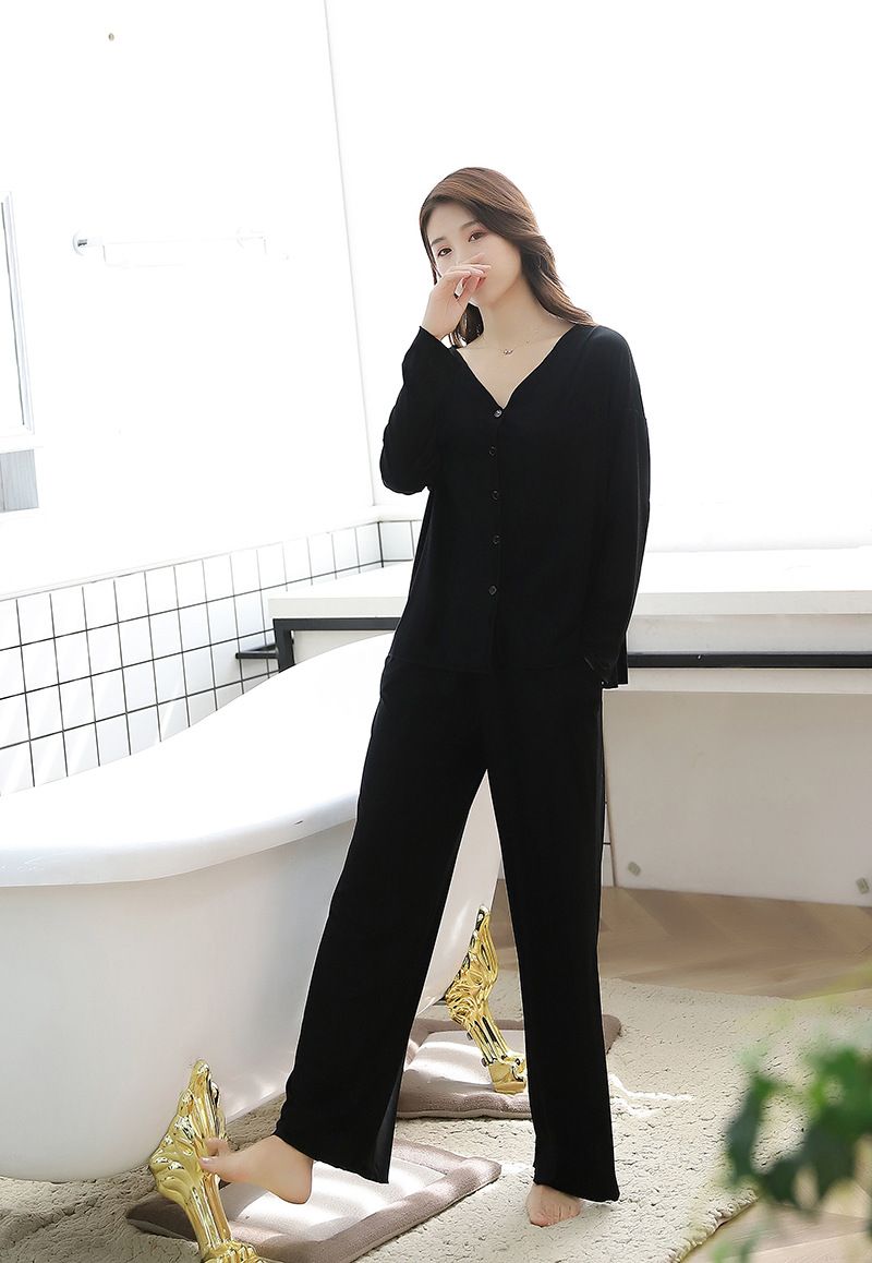 V Neck Button Style Shirt Trouser Night Dress - Oshi.pk - Buy & Sell Online