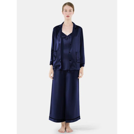 Valerie 3-Piece Silk Pajama and Camisole Set for women - Oshi.pk - Buy & Sell Online