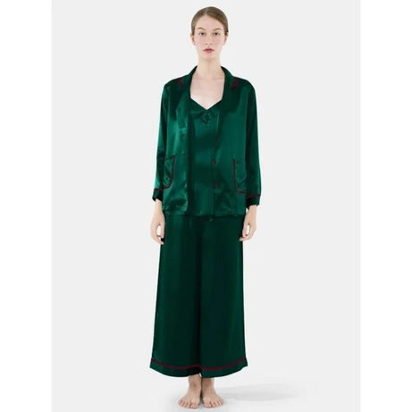 Valerie 3-Piece Silk Pajama and Camisole Set for women - Oshi.pk - Buy & Sell Online