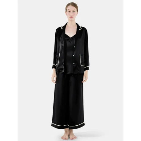 Valerie 3-Piece Silk Pajama and Camisole Set for women - Oshi.pk - Buy & Sell Online