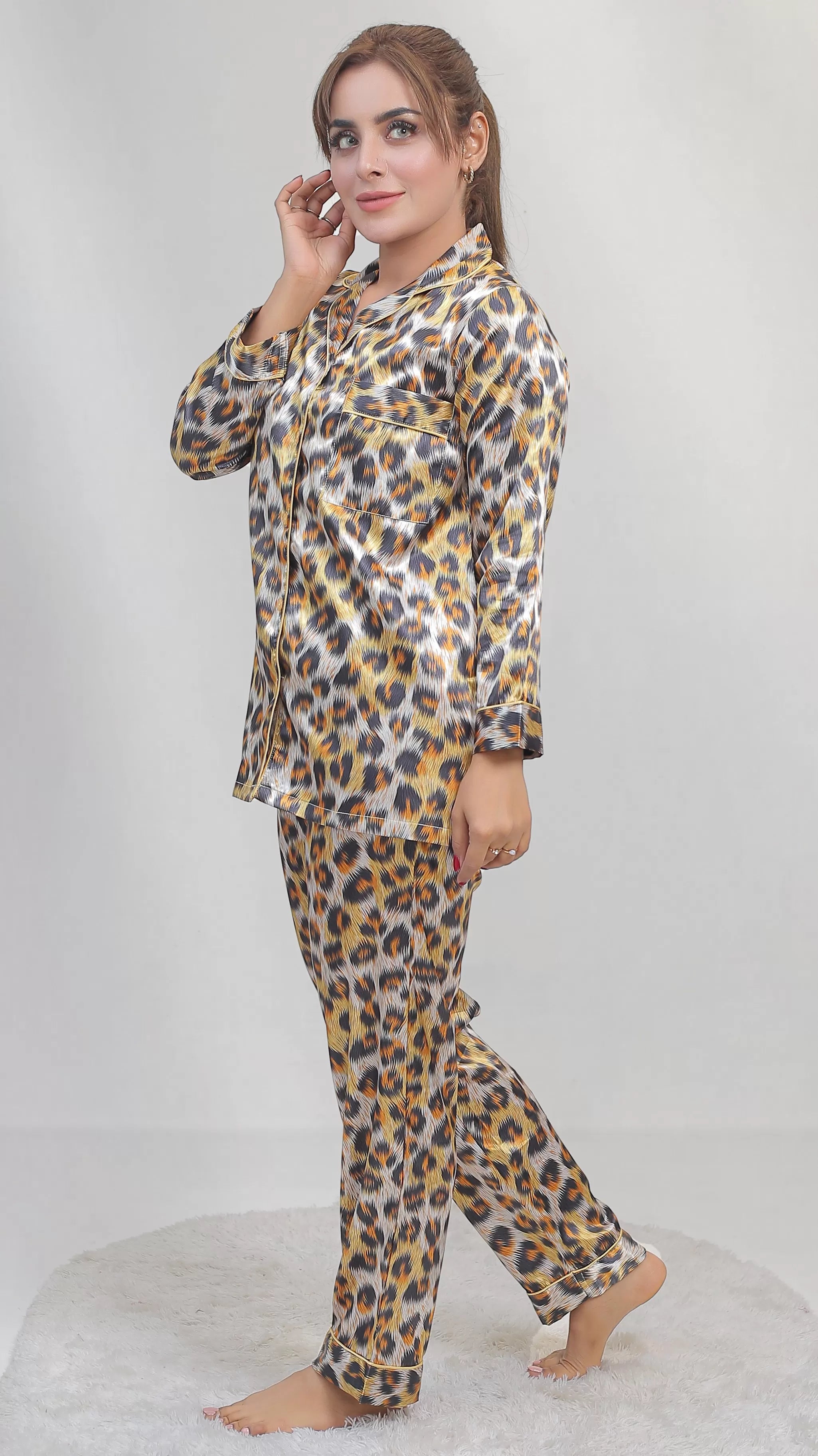 Valerie classic nightwear/sleepwear is designed for ultimate comfort and style. Our classic pajama set is updated in a smooth silky fabric. - Oshi.pk - Buy & Sell Online
