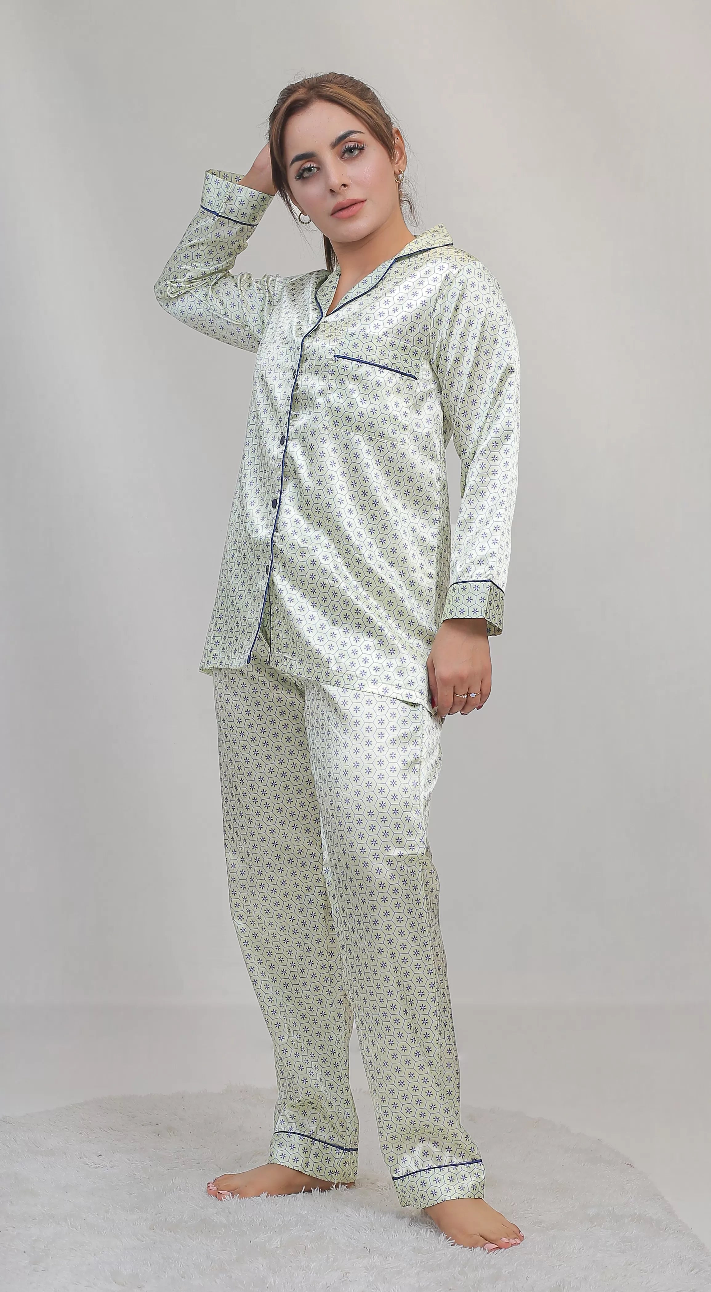 Valerie classic nightwear/sleepwear is designed for ultimate comfort and style. Our classic pajama set is updated in a smooth silky fabric - Oshi.pk - Buy & Sell Online