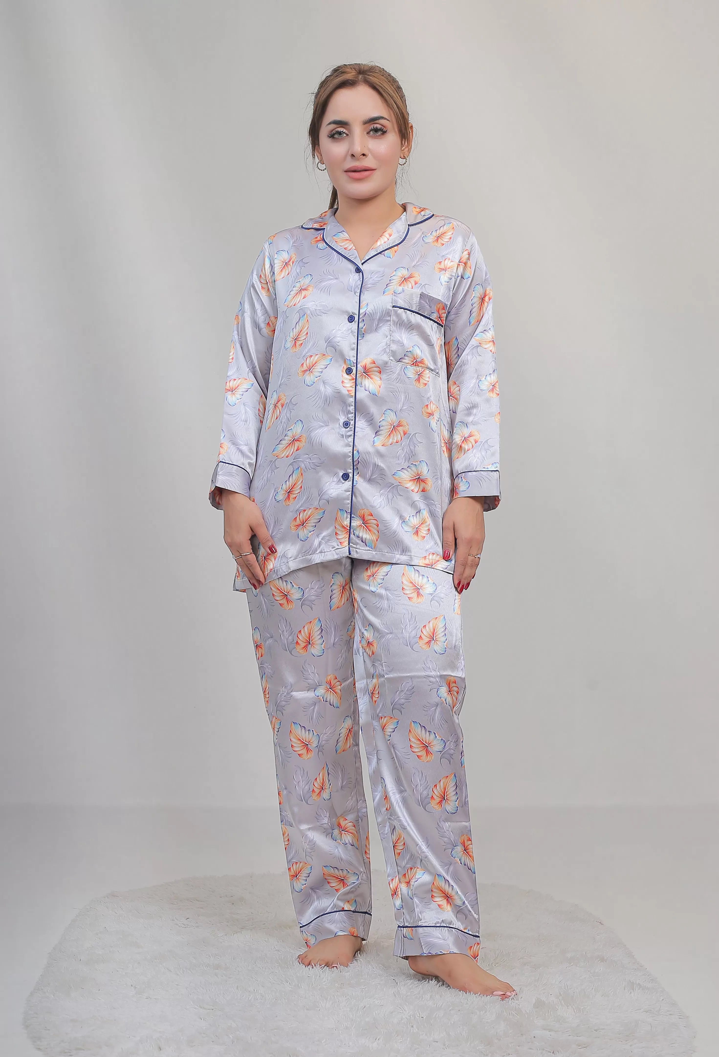 Valerie classic nightwear/sleepwear is designed for ultimate comfort and style. Our classic pajama set is updated in a smooth silky fabric - Oshi.pk - Buy & Sell Online