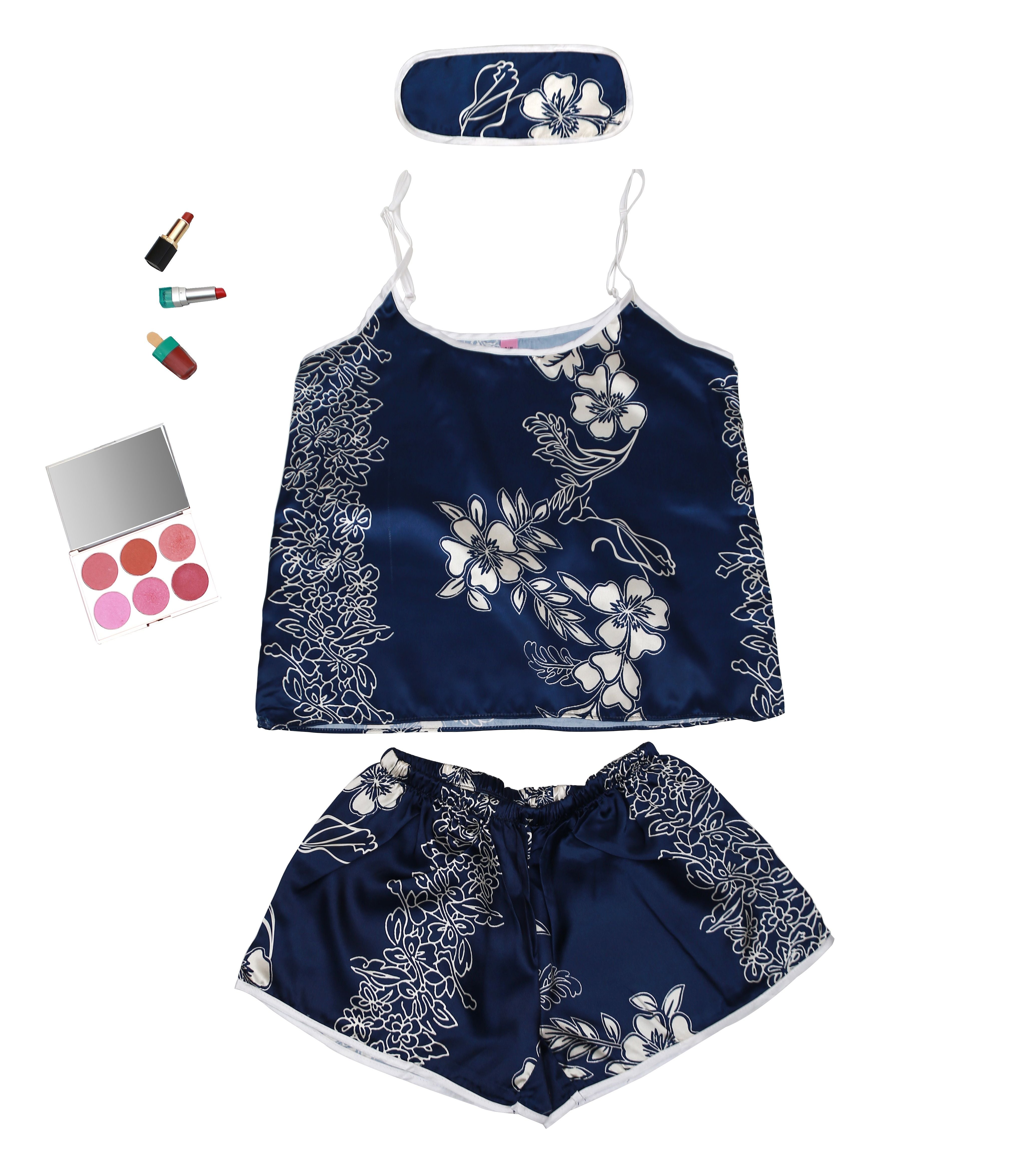 Valerie Digital print silky satin Night wear Cami set for women - Oshi.pk - Buy & Sell Online