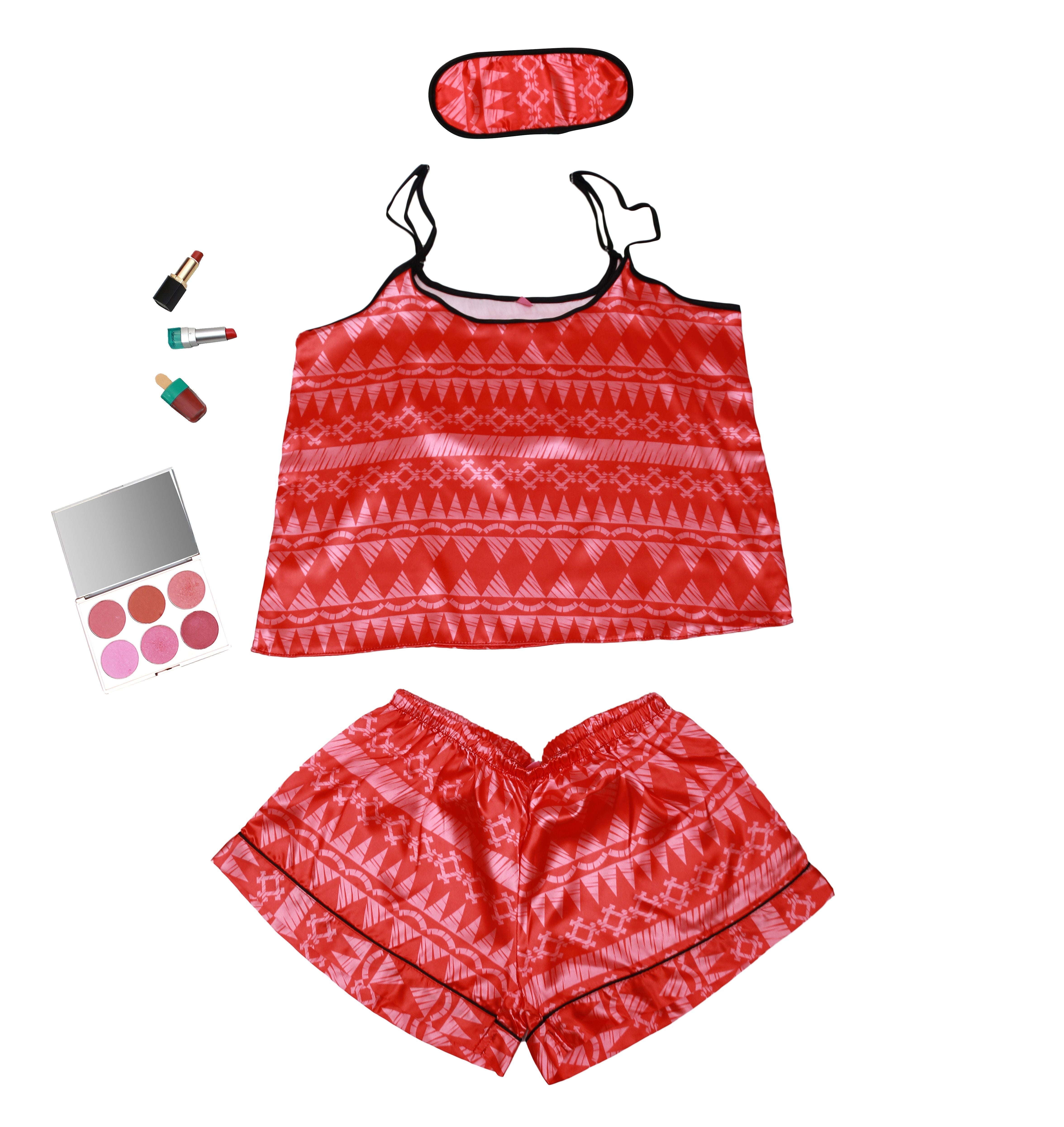 Valerie Digital print silky satin Night wear Cami set for women - Oshi.pk - Buy & Sell Online