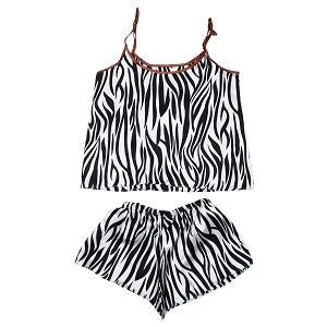 Valerie Digital print silky satin Night wear Cami set for women with eye mask and scrunchies - Oshi.pk - Buy & Sell Online