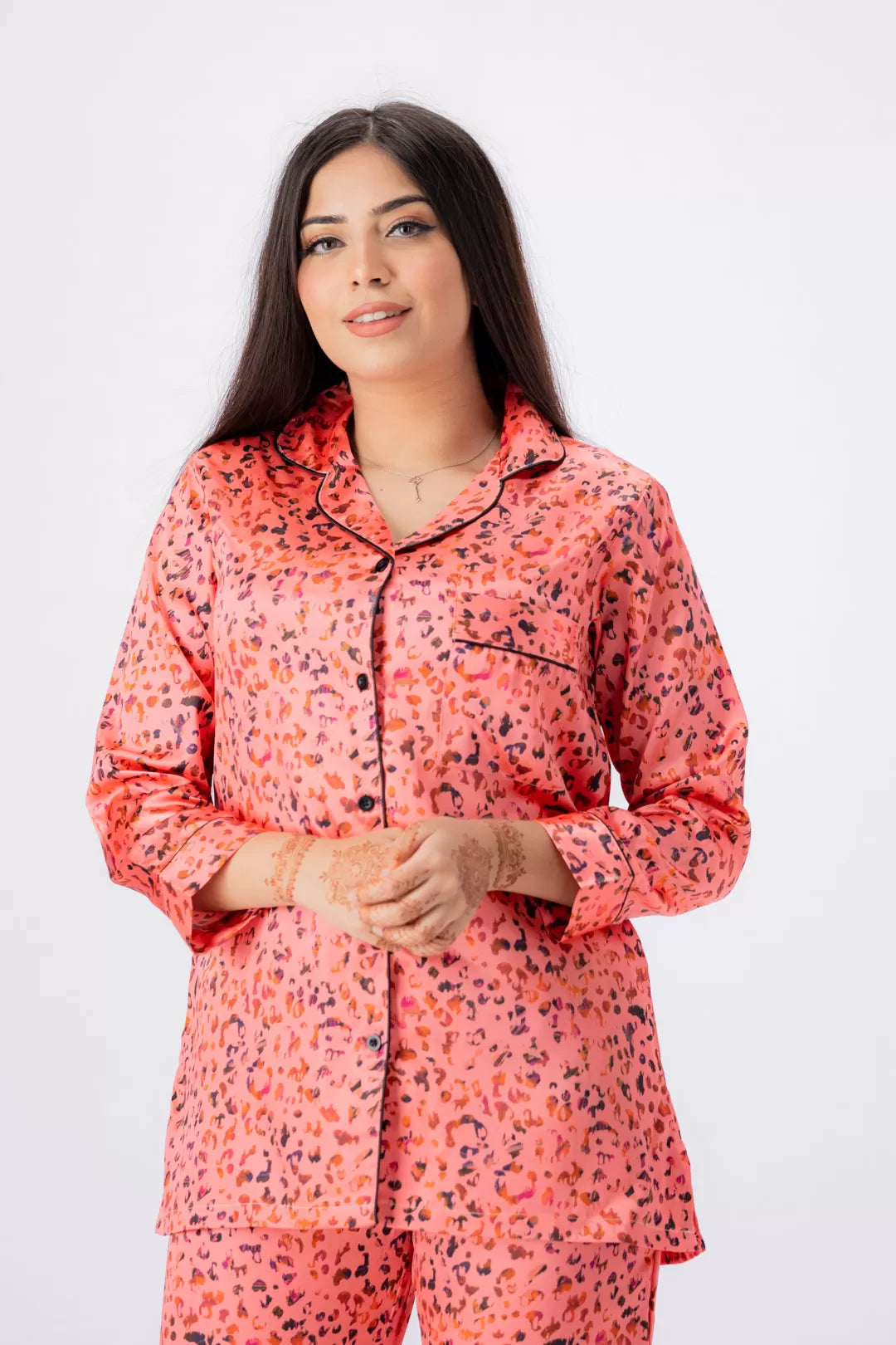 Valerie lounging Gorgeous satin fabric comes with a natural sheen and feel silky on your skin. Feel cute and sensual while staying comfortable putting - Oshi.pk - Buy & Sell Online