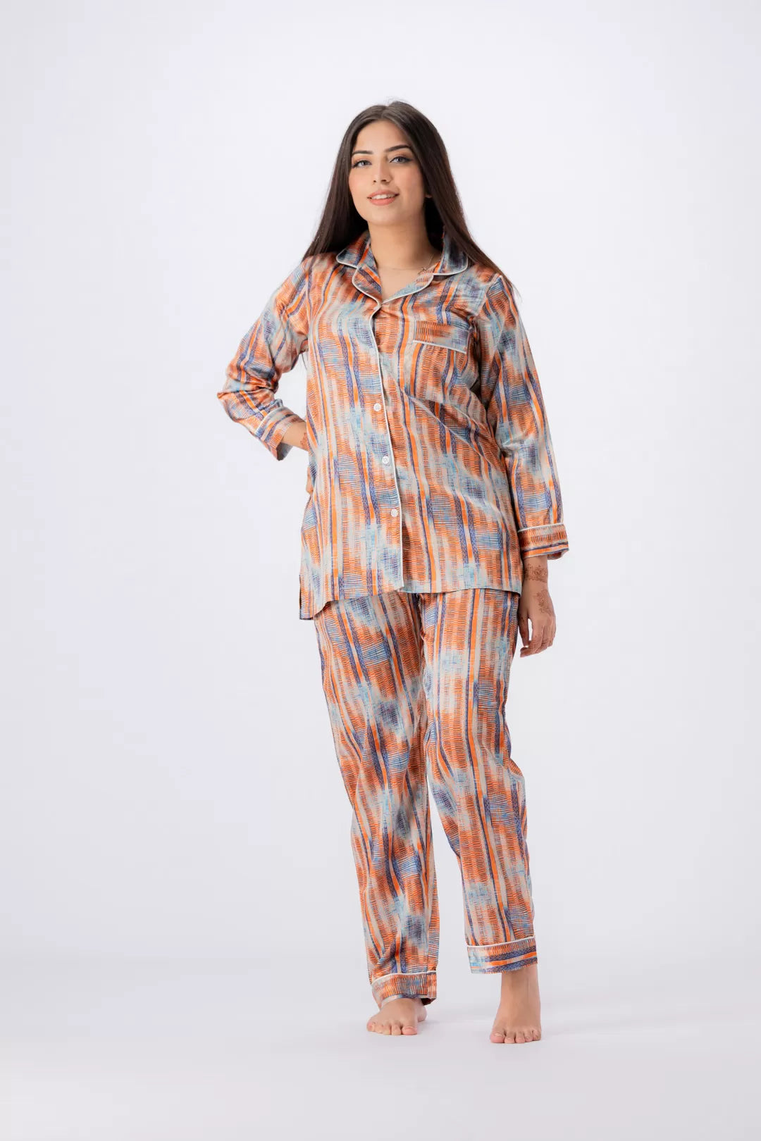 Valerie lounging Gorgeous satin fabric comes with a natural sheen and feel silky on your skin. Feel cute and sensual while staying comfortable putting - Oshi.pk - Buy & Sell Online