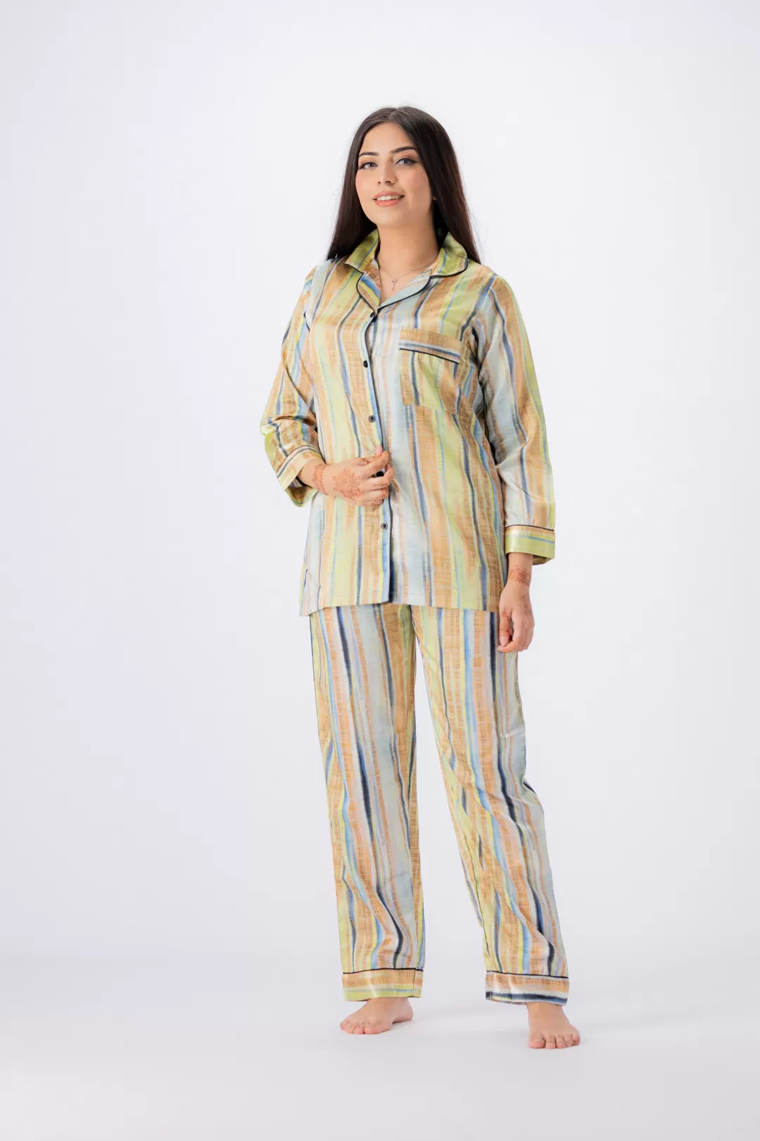 Valerie lounging Gorgeous satin fabric comes with a natural sheen and feel silky on your skin. Feel cute and sensual while staying comfortable putting - Oshi.pk - Buy & Sell Online