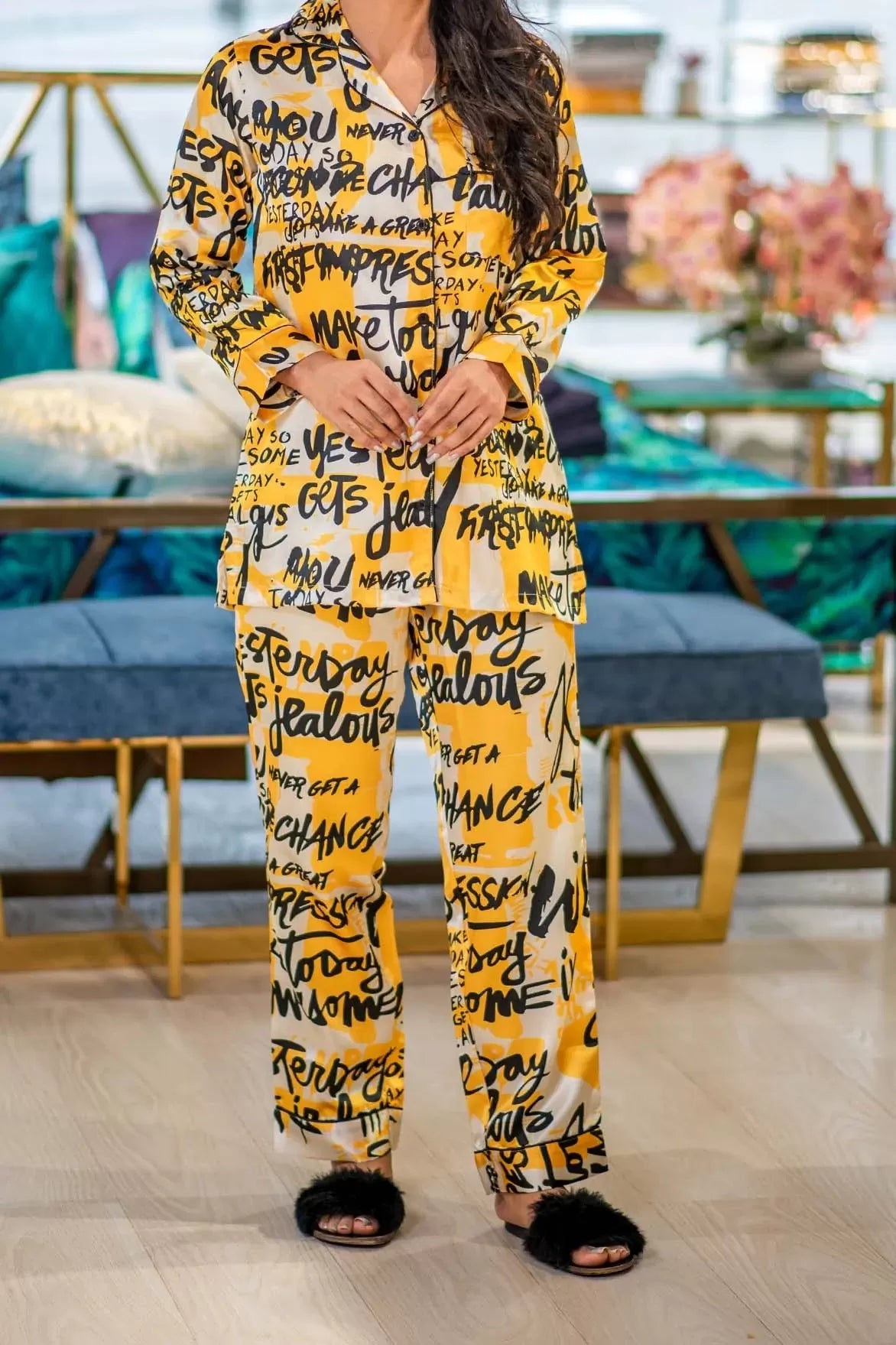 Valerie nightwear/sleepwear is designed for ultimate comfort and style. Our classic pajama set is updated in a smooth silky fabric. - Oshi.pk - Buy & Sell Online