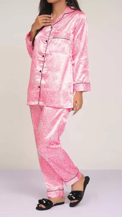 Valerie nightwear/sleepwear is designed for ultimate comfort and style. Our classic pajama set is updated in a smooth silky fabric. - Oshi.pk - Buy & Sell Online
