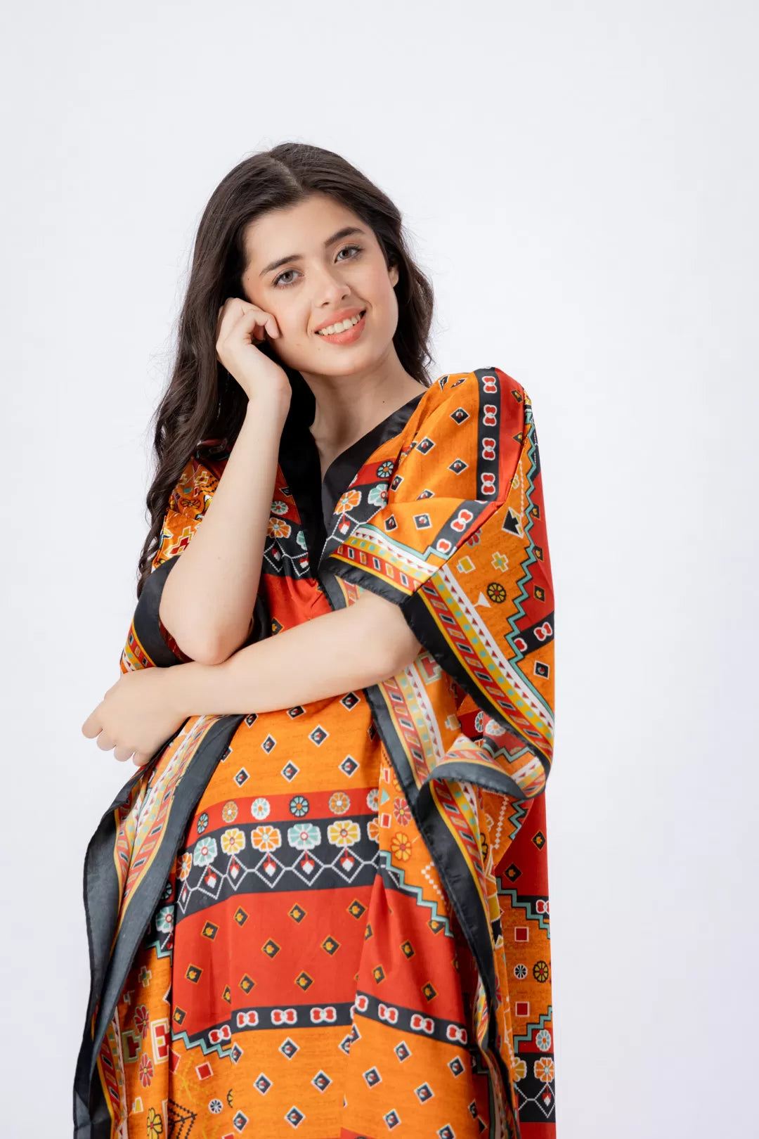 Valerie nightwear/sleepwear kaftan dress is specially designed for women who prefer a simple modern casual style - Oshi.pk - Buy & Sell Online