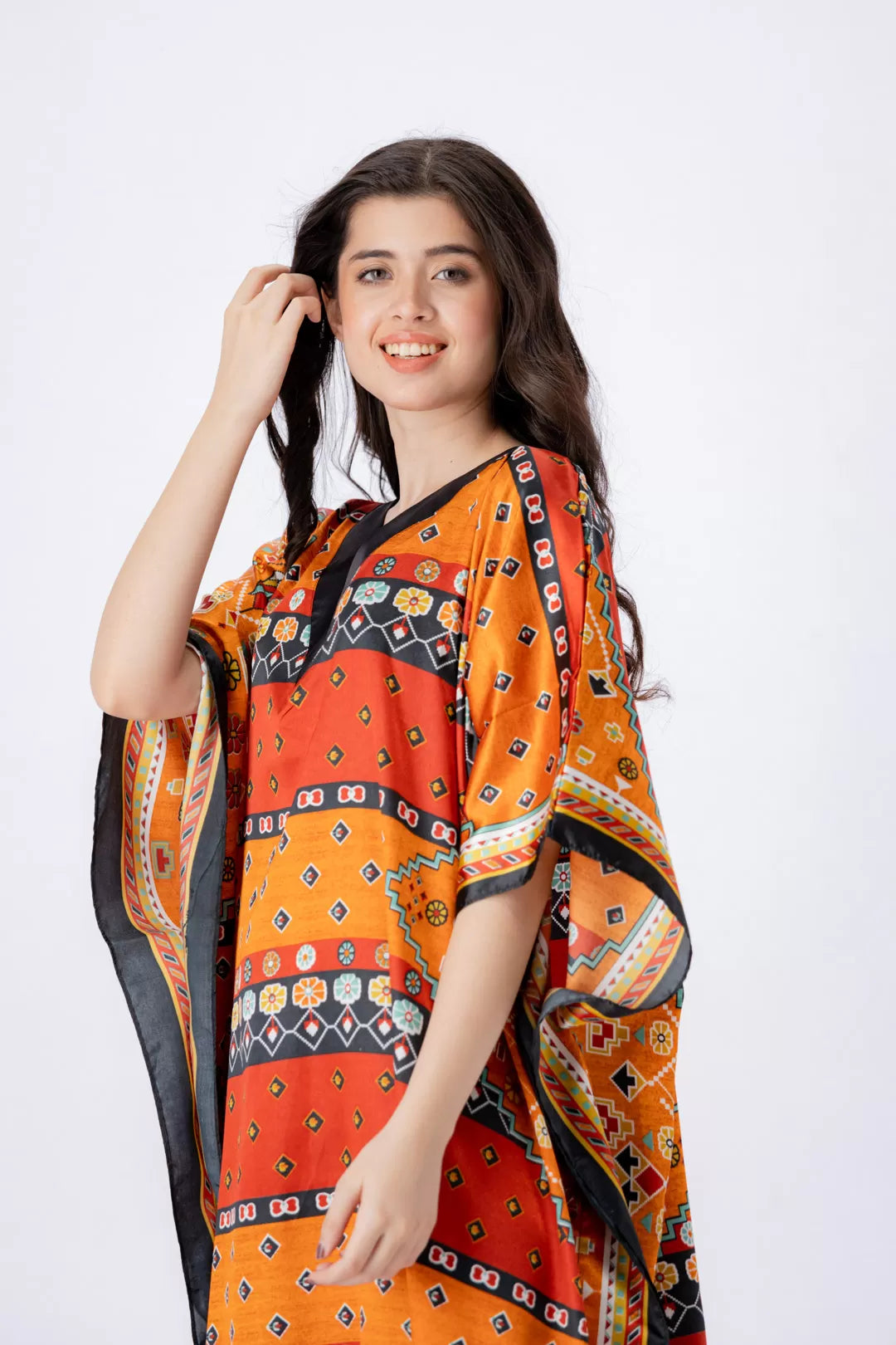 Valerie nightwear/sleepwear kaftan dress is specially designed for women who prefer a simple modern casual style - Oshi.pk - Buy & Sell Online