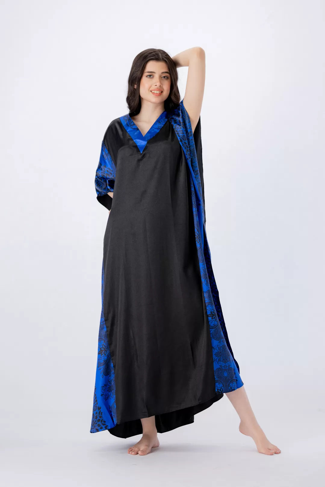 Valerie nightwear/sleepwear kaftan dress is specially designed for women who prefer a simple modern casual style - Oshi.pk - Buy & Sell Online