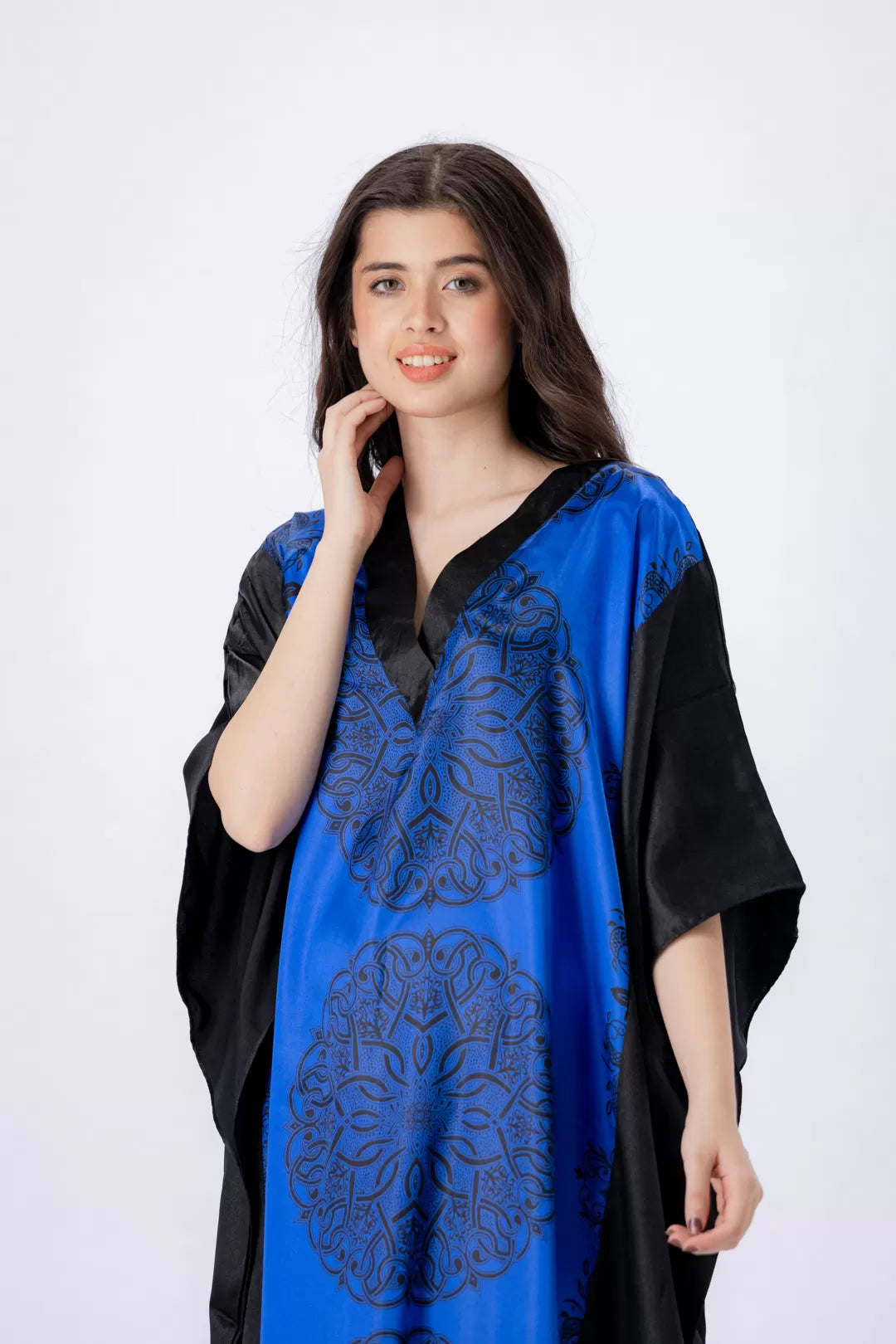 Valerie nightwear/sleepwear kaftan dress is specially designed for women who prefer a simple modern casual style - Oshi.pk - Buy & Sell Online
