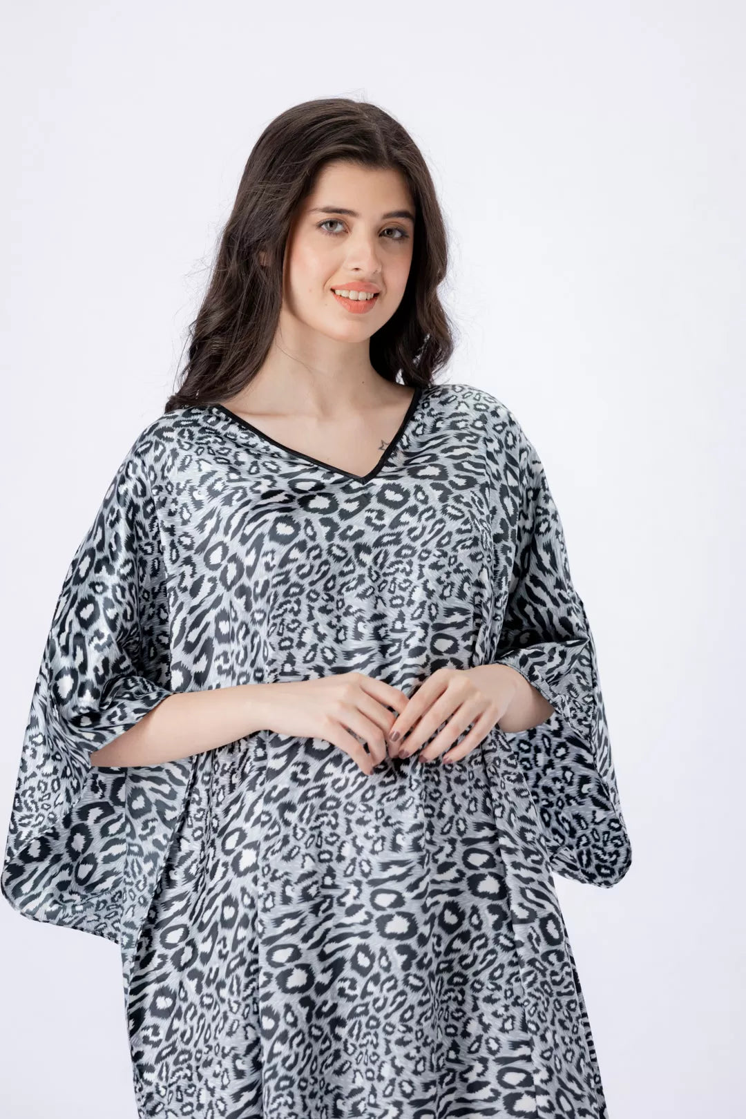Valerie nightwear/sleepwear kaftan dress is specially designed for women who prefer a simple modern casual style - Oshi.pk - Buy & Sell Online