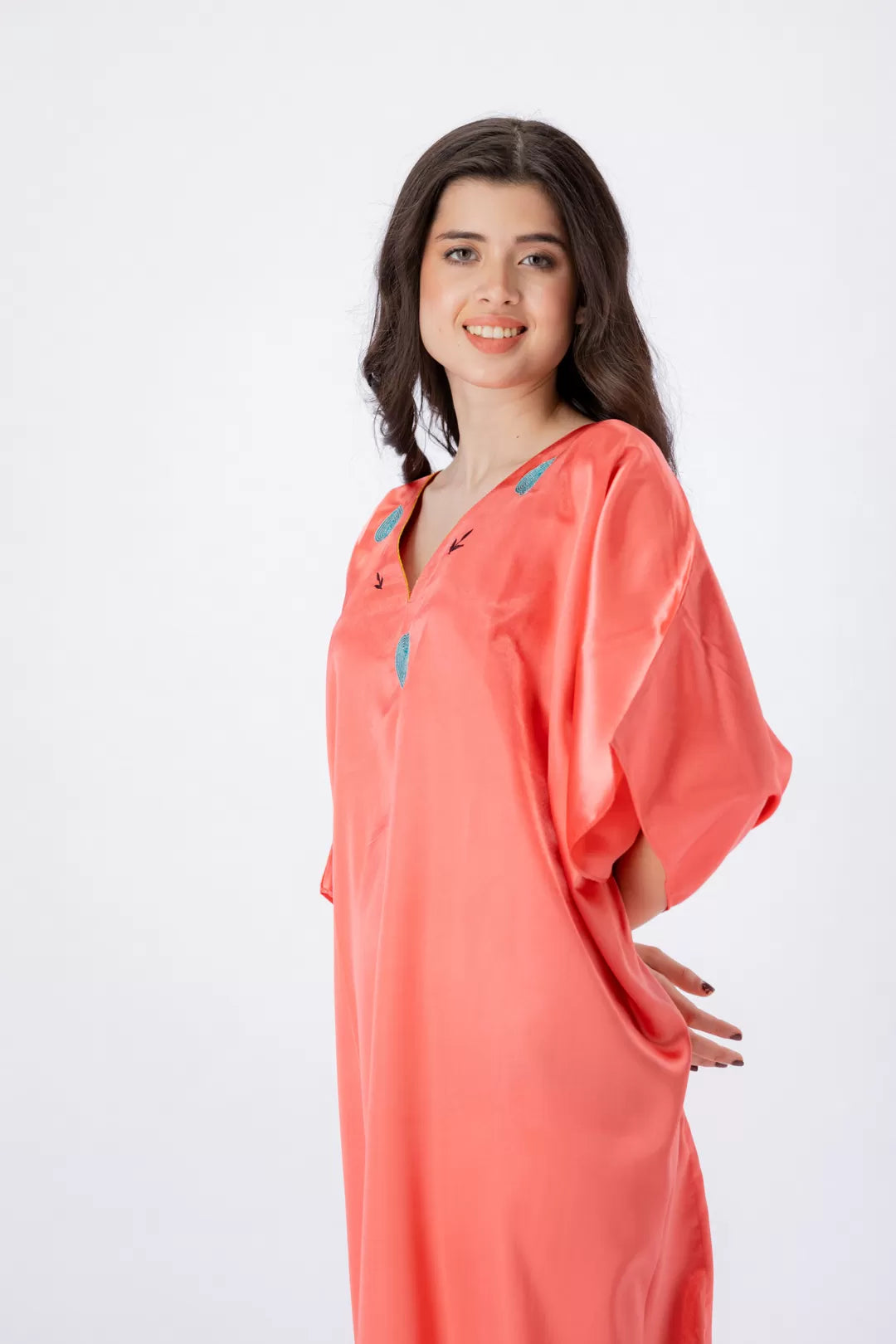 Valerie nightwear/sleepwear kaftan dress is specially designed for women who prefer a simple modern casual style - Oshi.pk - Buy & Sell Online