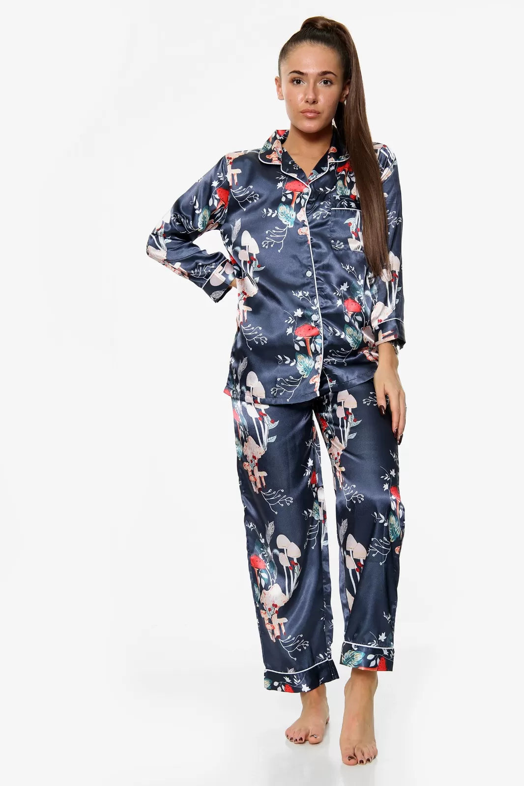 Valerie nightwear/sleepwear (LORI SCOTT) is designed for ultimate comfort and style. Our classic pajama set is updated in a smooth silky fabric - Oshi.pk - Buy & Sell Online
