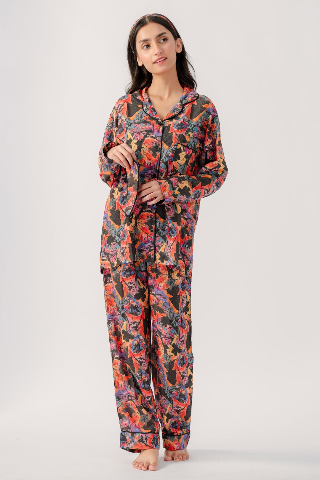 Valerie polyrrayon weightless & Antilipedge fabric nightwear/ loungewear pajama set for women Sleepwear - Oshi.pk - Buy & Sell Online