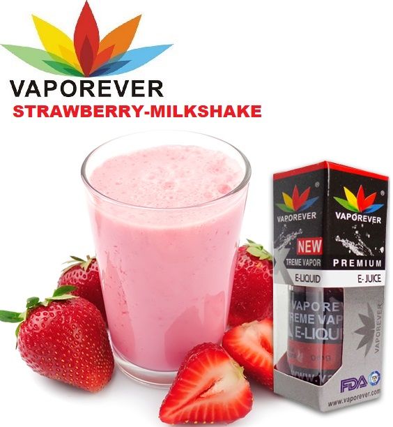 Vaporever E-Liquid Vape Juice 30ml STRAWBERRY MILKSHAKE - Oshi.pk - Buy & Sell Online