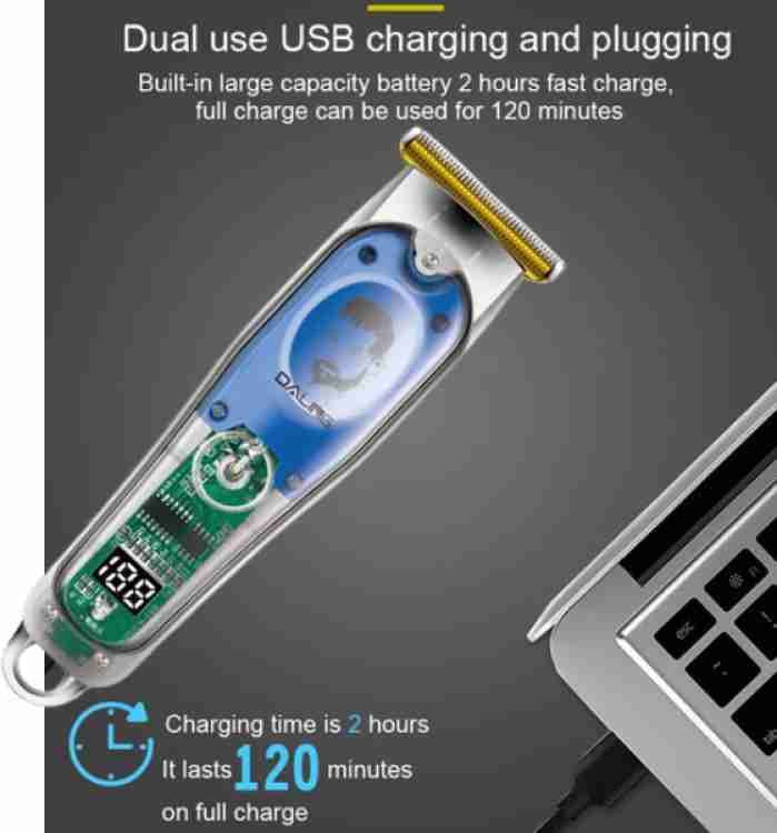 VGR V-660 Professional Rechargeable cordless Hair Clipper with Self Sharpening Blades, USB Charging cable, 4 Guide Comb, Taper Lever Adjustments for c - Oshi.pk - Buy & Sell Online