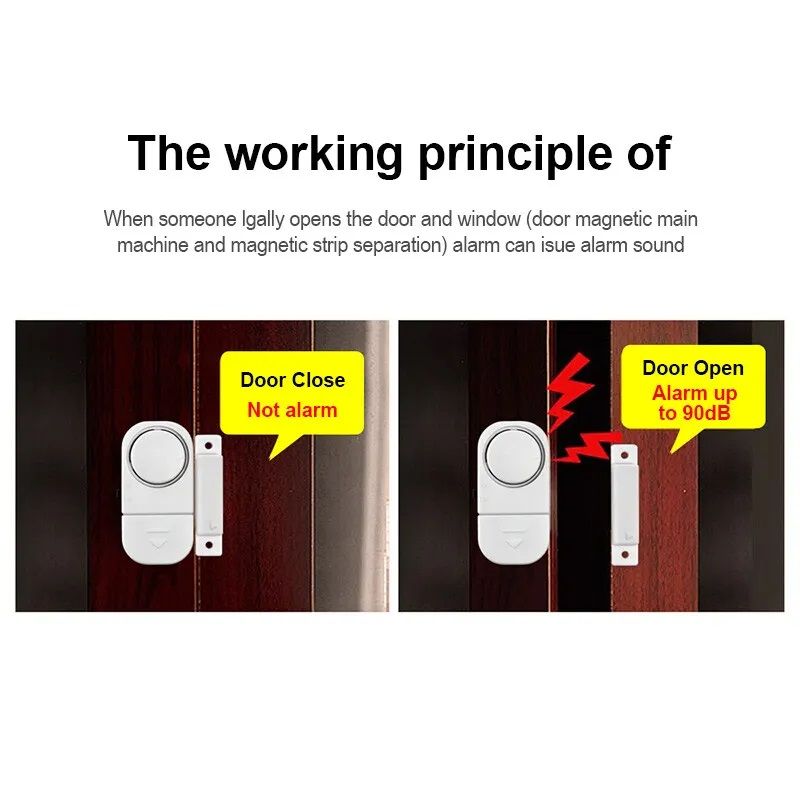 W5058 Electromagnetic Alarm Door Window Buzzer Enhancing Your Security - Oshi.pk - Buy & Sell Online