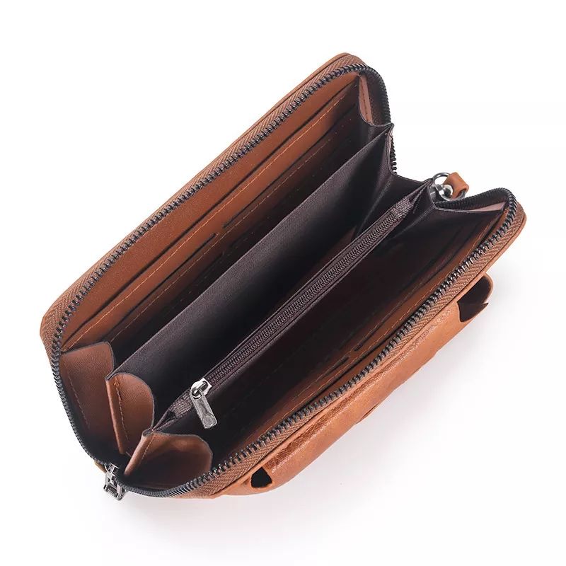 Wallets Fashion Clutch Male Wallet Phone Men Wristlet Men Clutch Bags Coin Purse Men's Wallet Leather Male Purse - Oshi.pk - Buy & Sell Online