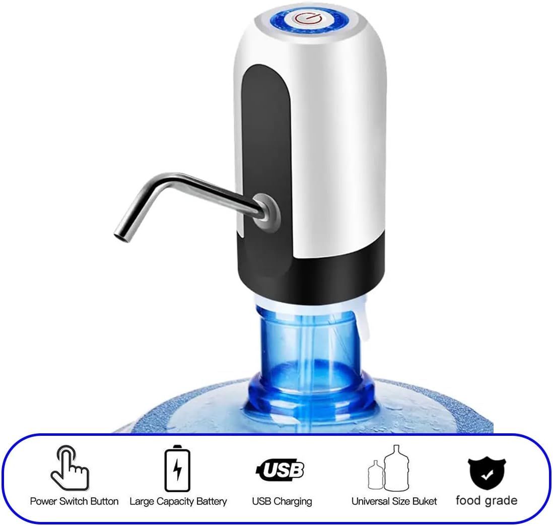 Water Bottle Pump Water Bottle Dispenser USB Charging Automatic Drinking Water Pump Portable Electric Water Dispenser Water Bottle Switch (multicolor) - Oshi.pk - Buy & Sell Online