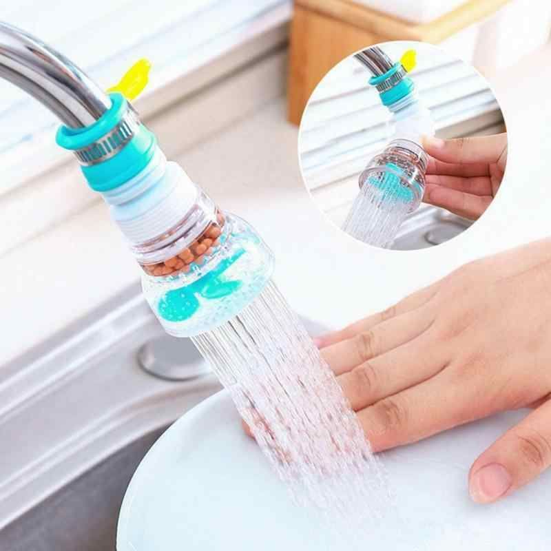Water Saving Kitchen Tap Aerator Swiveling Fan Children Guide Groove Baby Hand Washing Fruit Vegetable Faucet Extender 360° Rotating - Oshi.pk - Buy & Sell Online