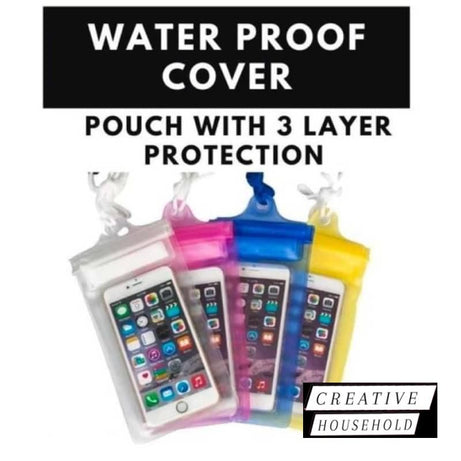 Waterproof mobile case For Travel Photo shoot/video Underwater Full View Waterproof Case for Phone Underwater Snow Rainforest Transparent Dry Bag Swim - Oshi.pk - Buy & Sell Online