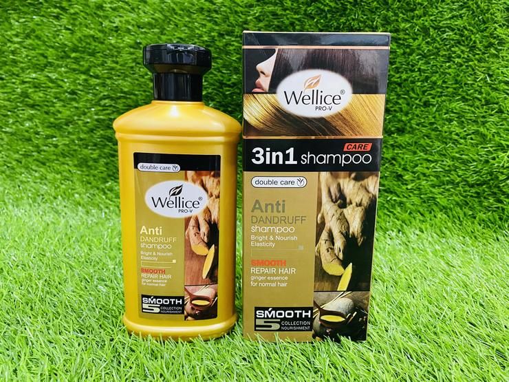 Wellice PRO-V 3 in 1 Ginger essence for normal hair Shampoo 400 ml - Oshi.pk - Buy & Sell Online