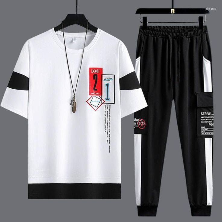 Stylish Short Sleeves Printed Pannelling Tracksuit For Men - Oshi.pk - Buy & Sell Online
