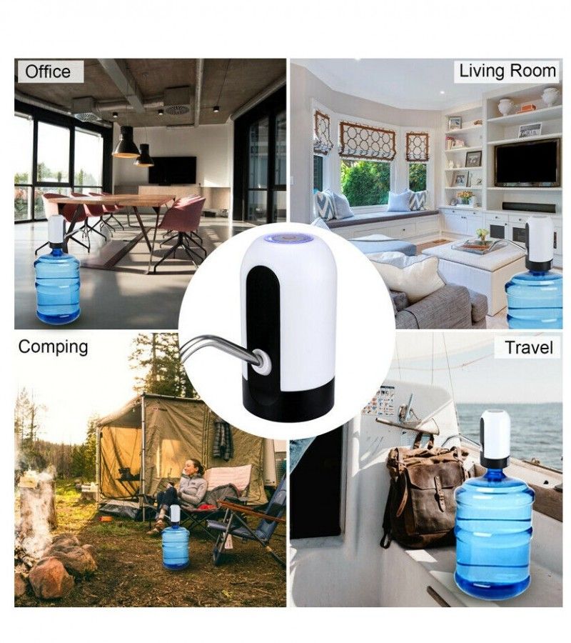 Wireless Electric Automatic Drinking Water Bottle Pump USB Chargeable Water Pump - Oshi.pk - Buy & Sell Online