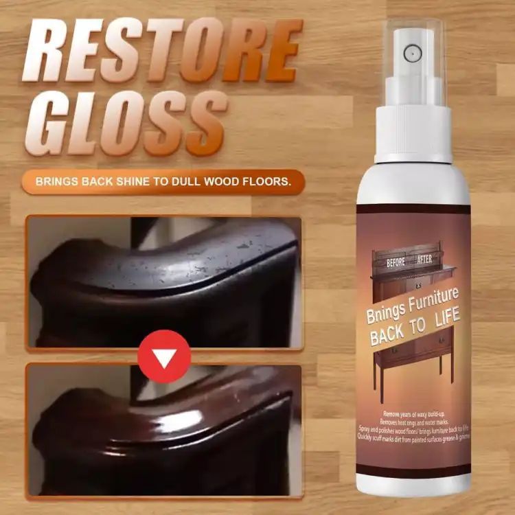 Wood Furniture Polish Spray Wood Polish Spray For Furniture Restore A Finish For Wooden Furniture Tables Chairs Doors Cabinets - Oshi.pk - Buy & Sell Online