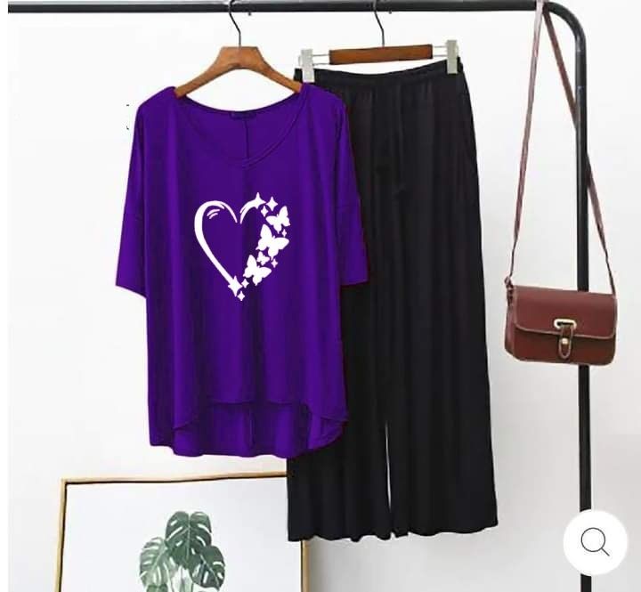 Heart Butterfly Printed Flapper Night Dress - Oshi.pk - Buy & Sell Online