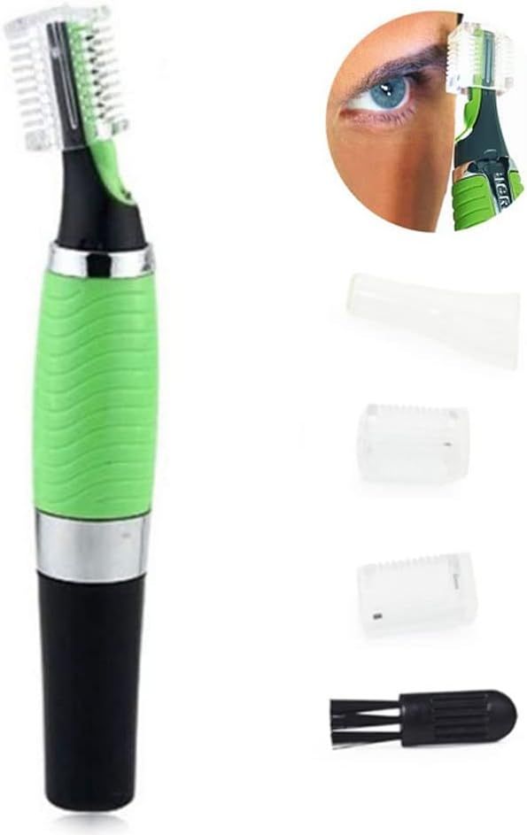 Youth Nose Hair Cutter with LED Nose and Ear Cutter, Face Body Shaver, Washable, Convenient to Carry, 3-in-1, Battery Operated, Unisex - Oshi.pk - Buy & Sell Online