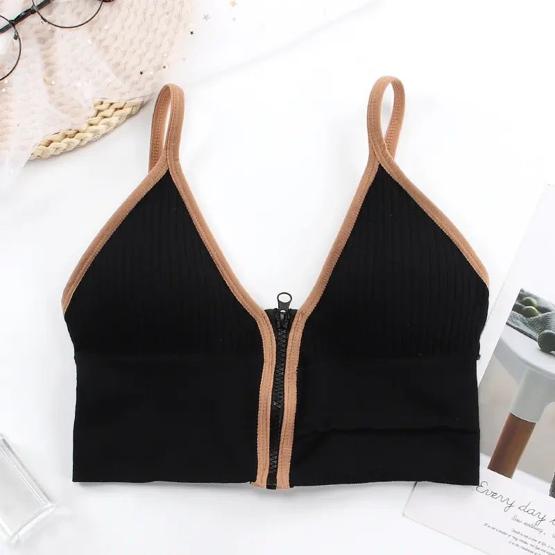 Celebrity New Front Seamless Fitness Bra Girl Comfortable Beauty Back Seamless Bra - Oshi.pk - Buy & Sell Online