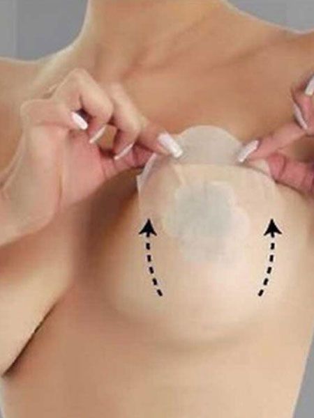 01 X Pair Imported Reusable Breast Nipple Cover Silicon Adhesive Pad Invisible For Women/Girls - Oshi.pk - Buy & Sell Online