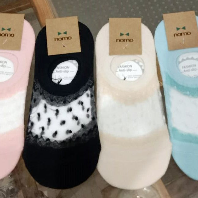 05 Pairs - Imported Cotton Low Cut Socks for Women/Girls